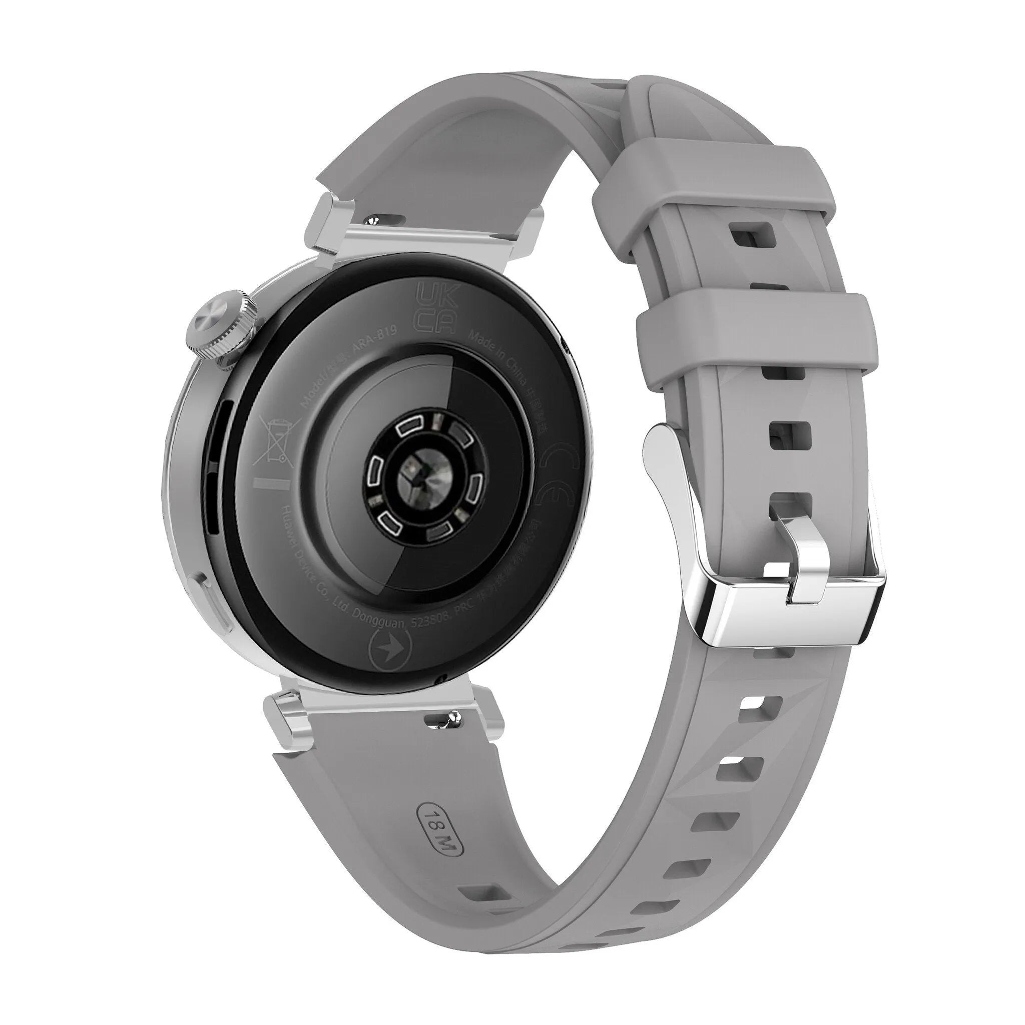 OnePlus Watch 3 - 43mm Premium Silikonarmband (Dunkel Grau)