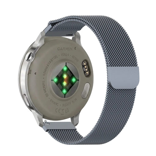 Garmin Forerunner 170 Milanese Armband (Space Grau)