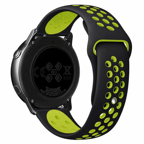 Withings Steel HR Sport Sport Strap (Black/Yellow)