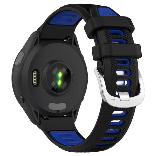 Garmin Vivoactive 6 Schnalle Sport Amrband (Schwarz/Blau)
