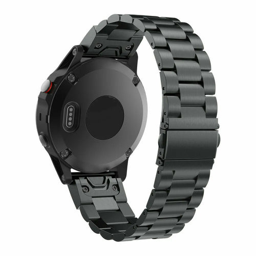 Garmin Descent G1 Steel Strap (Black)