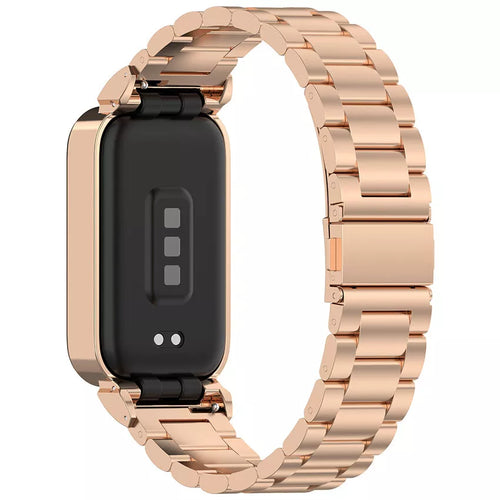 Xiaomi Smart Band 9 Active Stahlarmband (Rosé Gold)