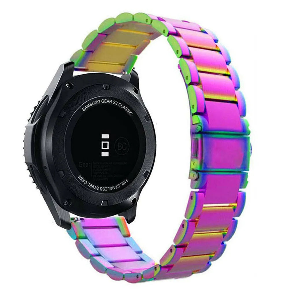 Gard Pro Health Smartwatch 3 - 48mm Stahlarmband (Regenbogen)