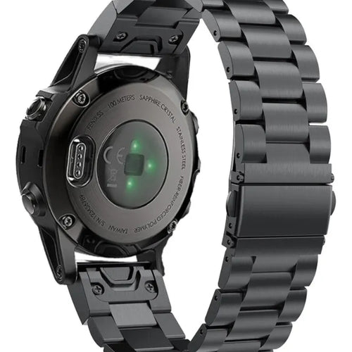 Garmin Descent Mk3(i) - 43mm Steel Strap (Black)
