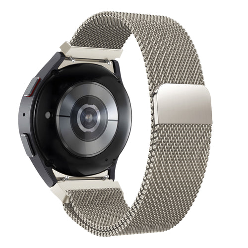 Bandz Samsung Galaxy Watch 5 40mm Milanese Loop Strap (Starlight)