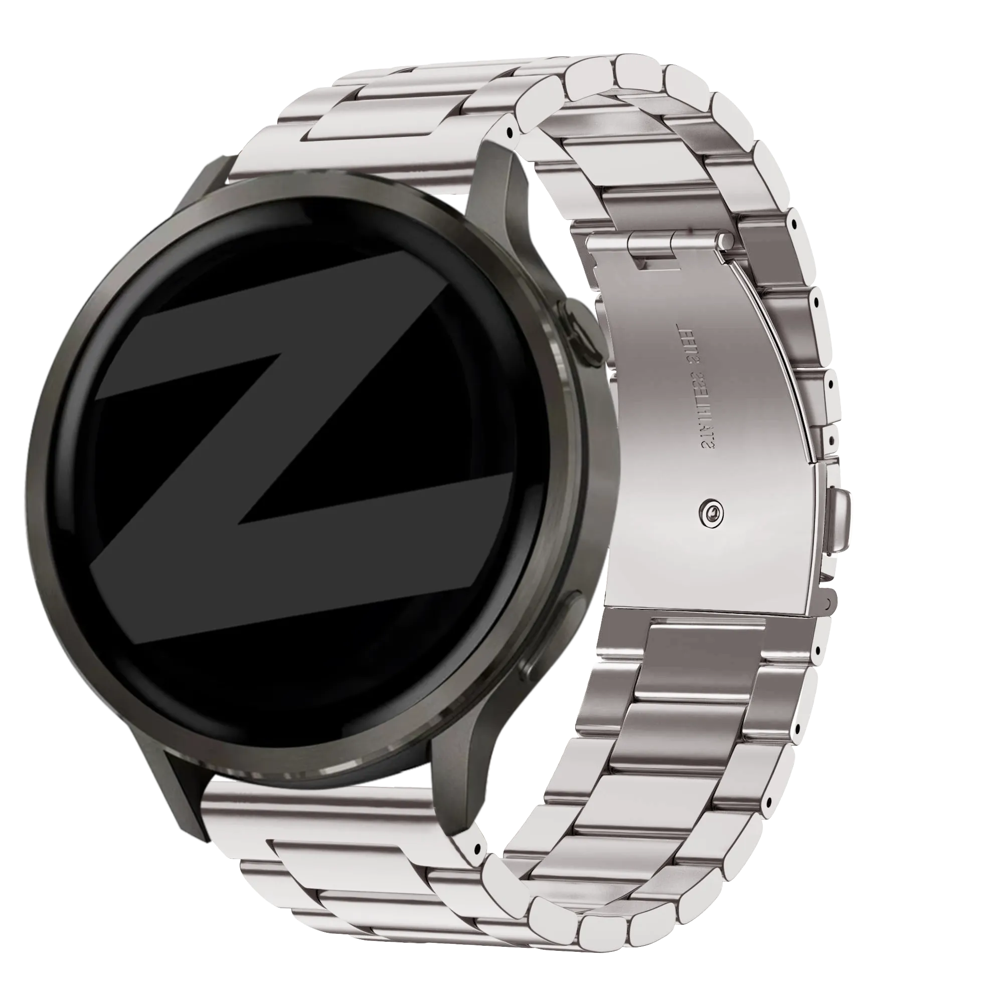 Bandz Garmin Forerunner 70 Steel Strap 'Classic' (Starlight)