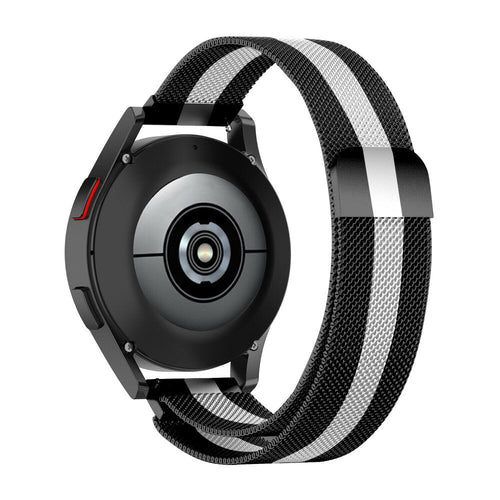 Amazfit Bip 6 Milanese Strap (Black/White)