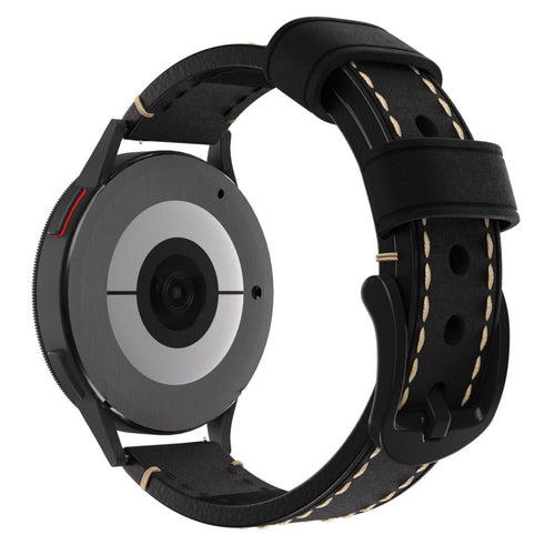 Huawei Watch GT 4 - 41mm echtes Lederarmband (Schwarz)