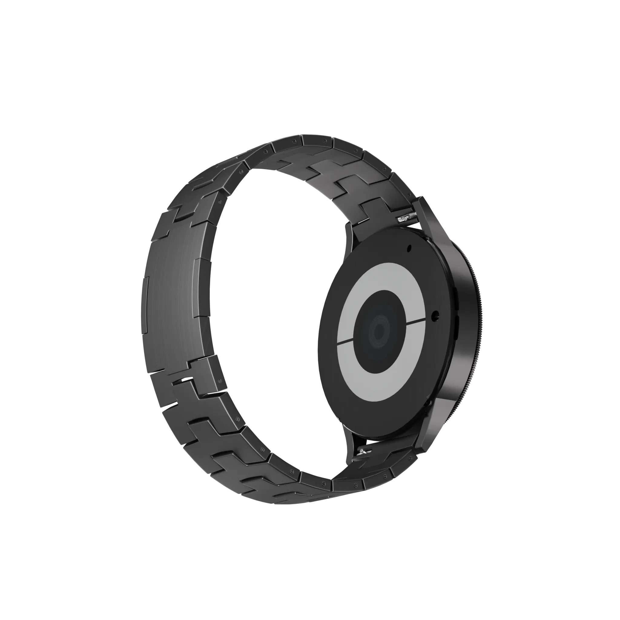 Gard Pro Ultra 2+ Gebürstetes Titanarmband (Flache Schließe) (Graphit)