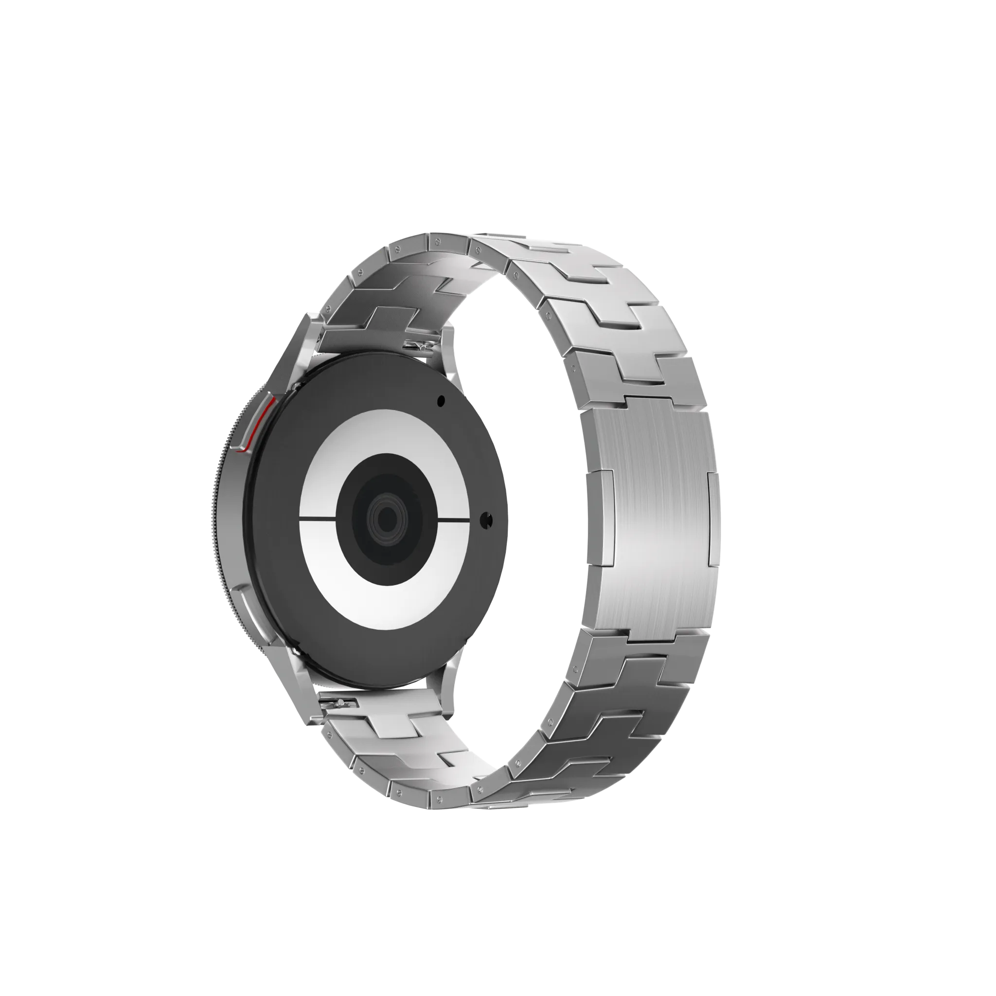 Amazfit Balance 2 Geburstetes Titanarmband (Flache Schnalle) (Silber)