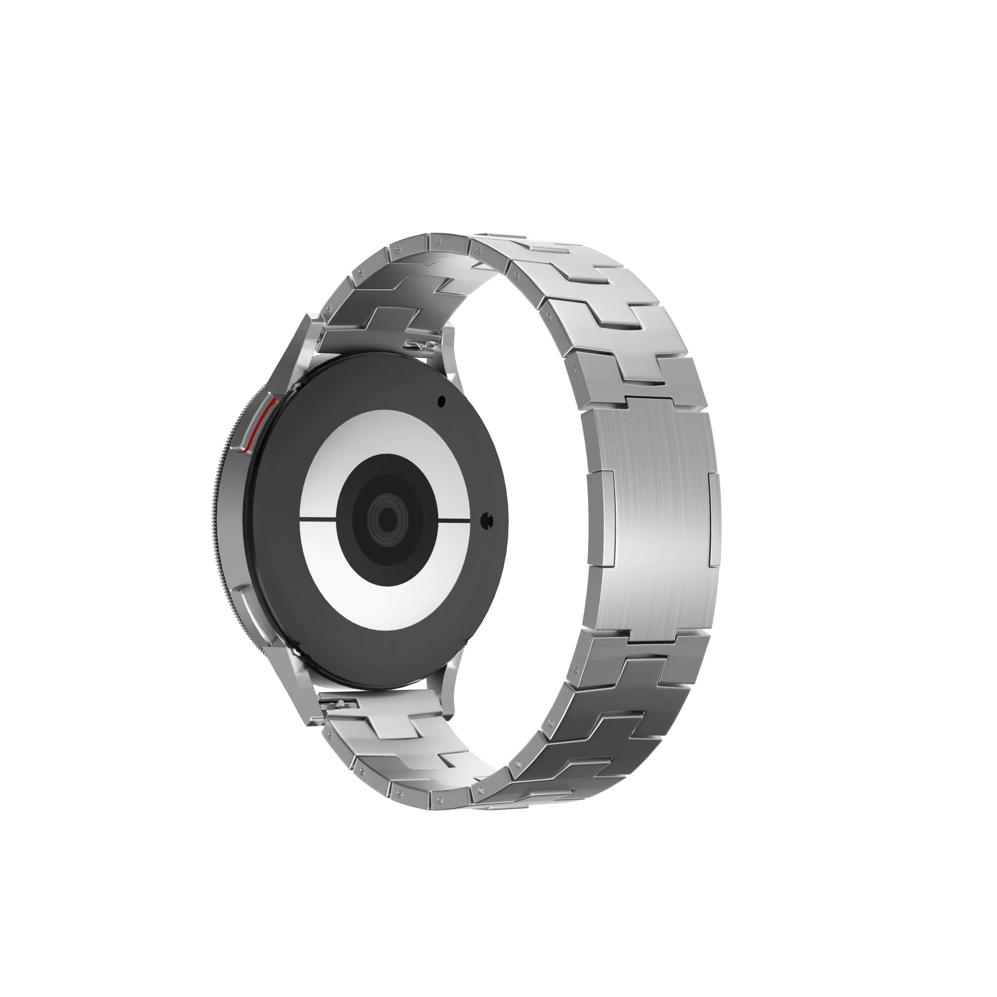 Oppo Watch X2 Gebürstetes Titanarmband (flacher Verschluss) (Silber)