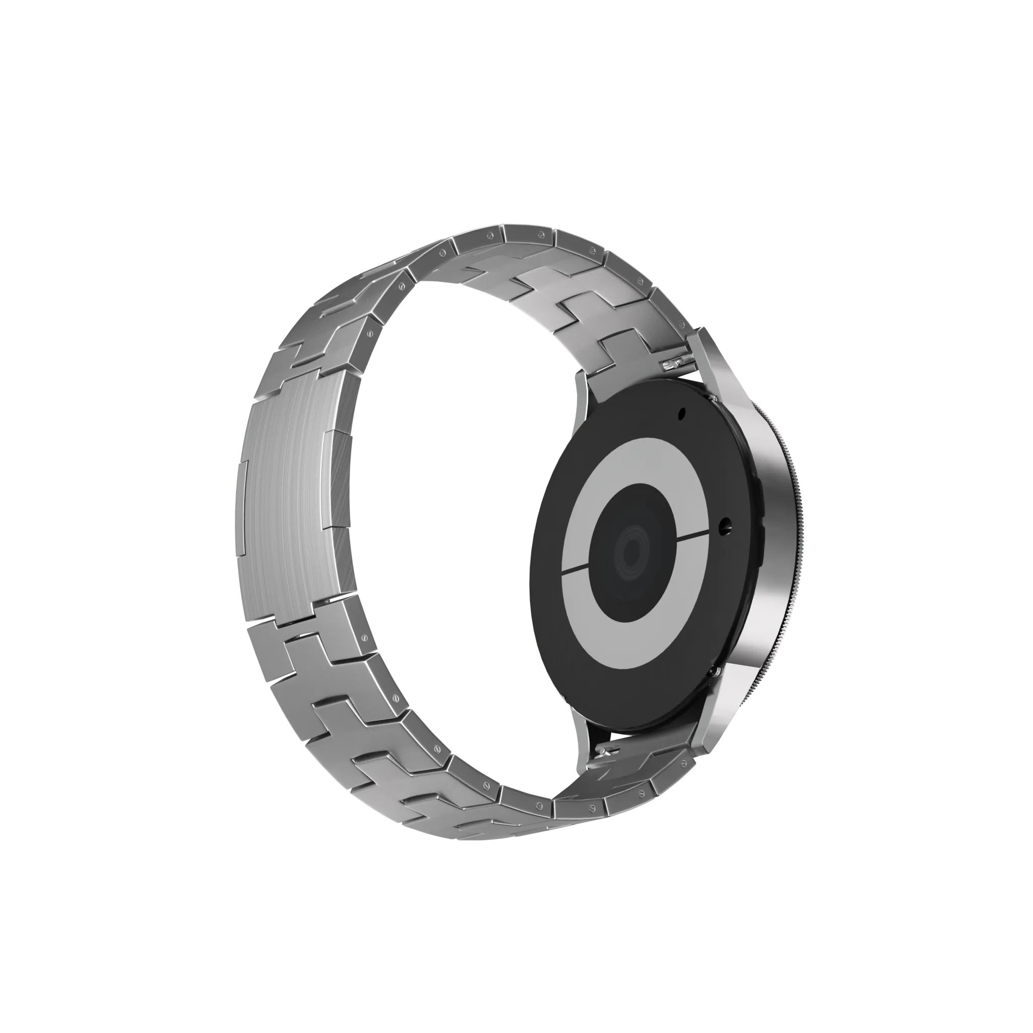 Oppo Watch X2 Gebürstetes Titanarmband (flacher Verschluss) (Silber)