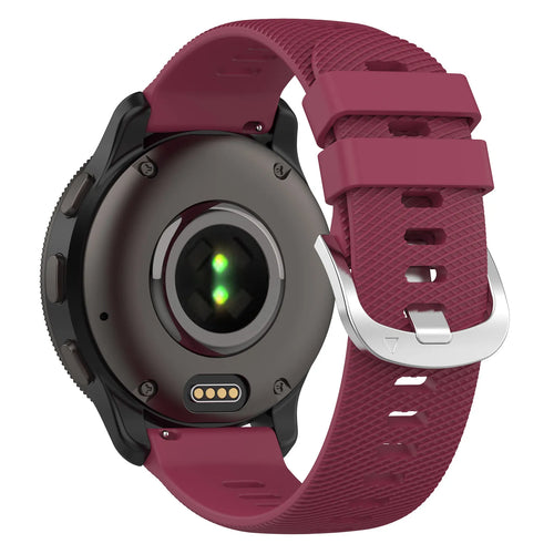 Garmin Forerunner 645 Silikonarmband (Weinrot)