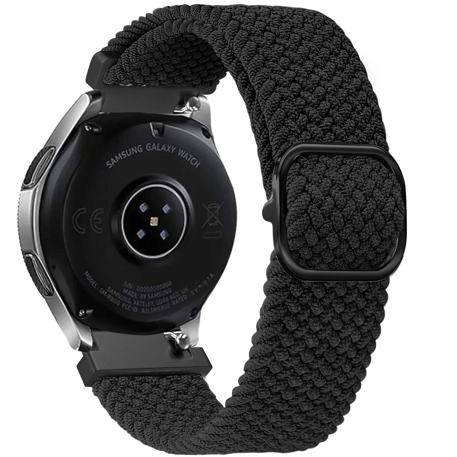 Suunto Race (en) verstellbares geflochtenes Armband (schwarz)