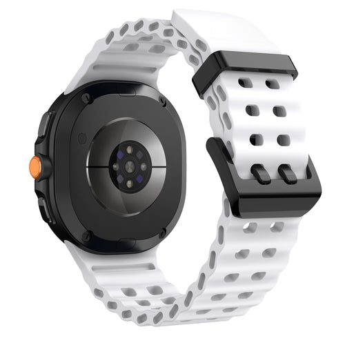 Samsung Galaxy Watch 8 - 40mm Ocean Armband ( Weiß)