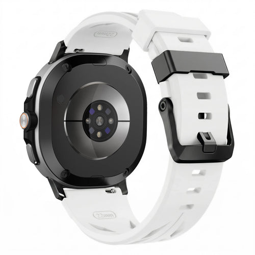 Samsung Galaxy Watch 8 Classic Race Silicone Strap (White)