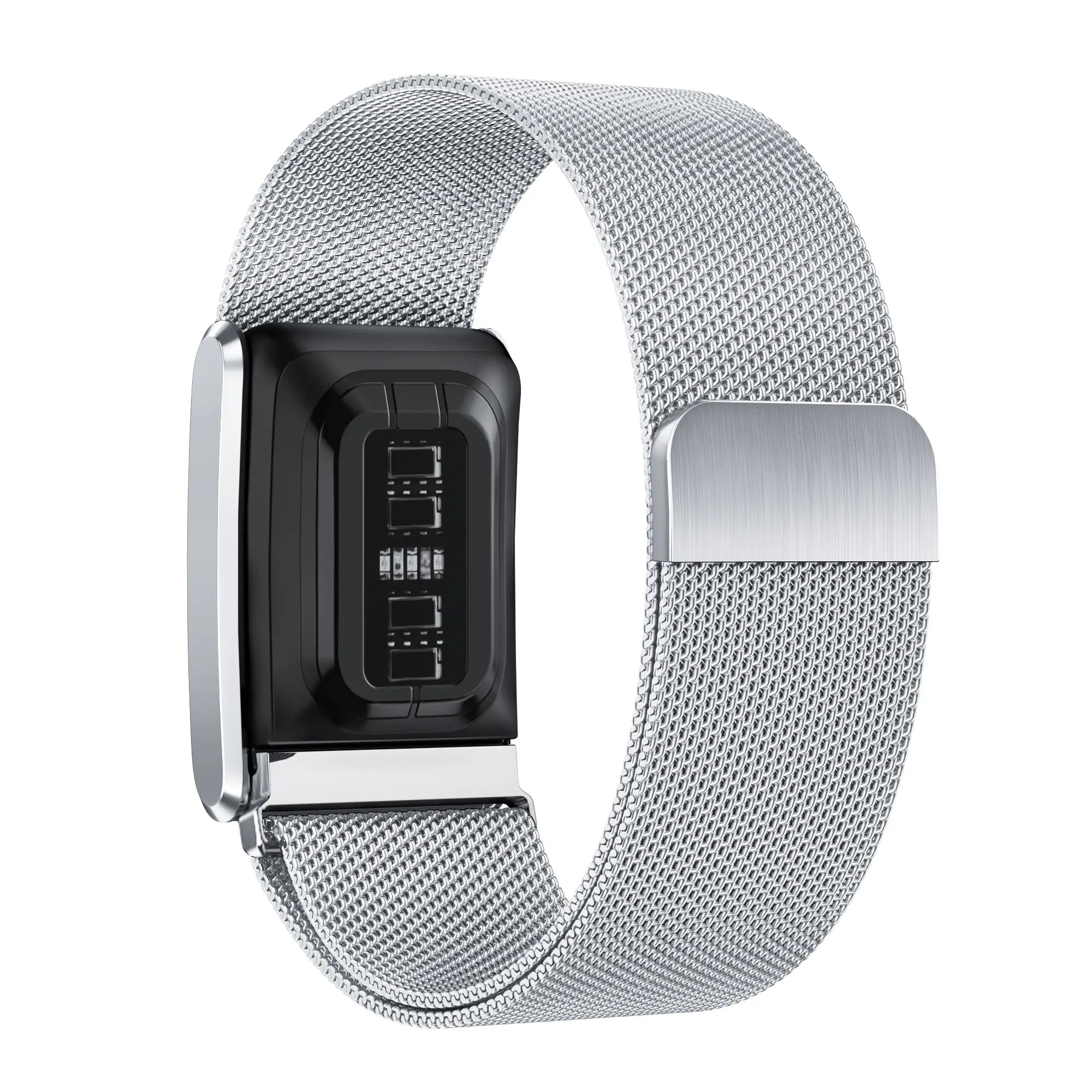 WHOOP 5.0 Milanese Armband (Silber)