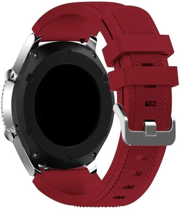 Amazfit Bip U (Pro) Twill Silikonarmband (Weinrot)