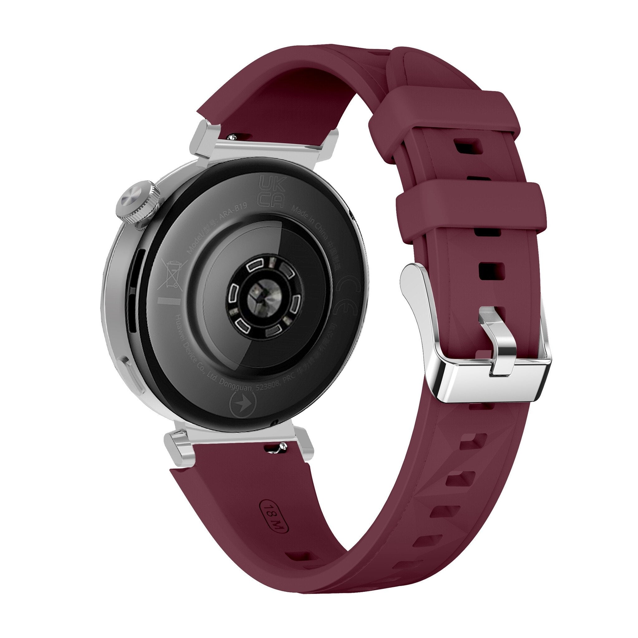 Huawei Watch GT 6 - 41mm Premium Silicone Strap (Wine Red)