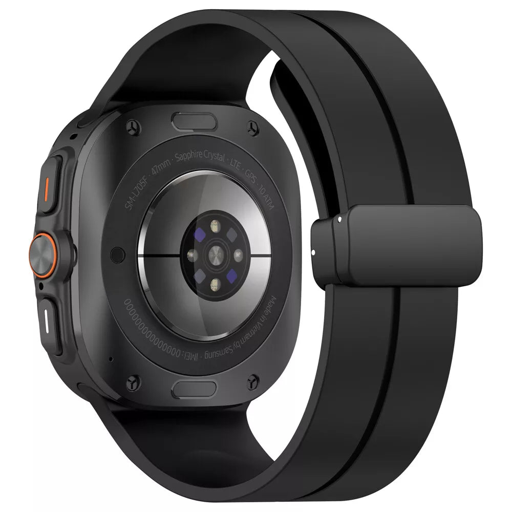 Samsung Galaxy Watch Ultra Sportamband mit D-Schnalle (Schwarz)