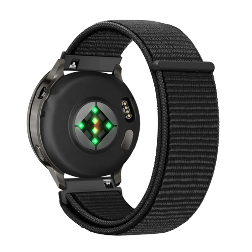 Bandz Garmin Venu 4 - 41mm Nylon Loop Strap (Black)