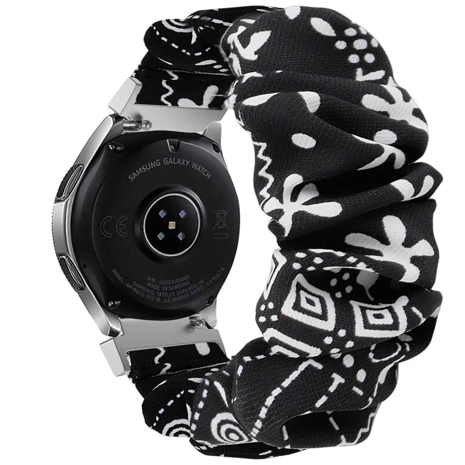 Polar Pacer Scrunchie Armband (Schwarz meliert)