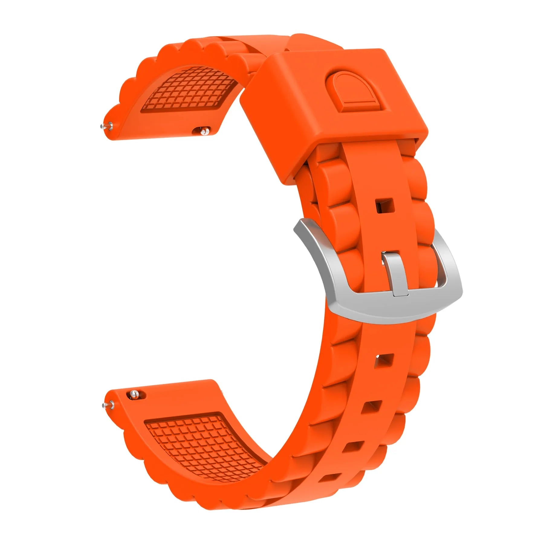 Coros Apex 4 - 46mm Wave Silikonarmband (Orange)