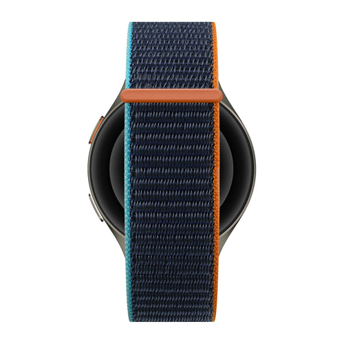 Bandz Huawei Watch 3 (Pro) Nylonarmband 'Easy Fit' (Dunkel Blau Mix)
