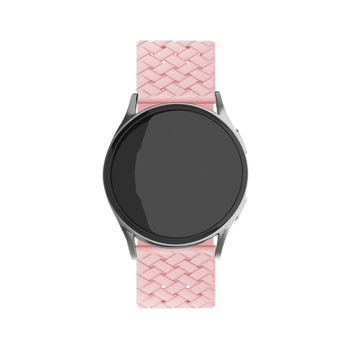 Withings Steel HR - 40mm Braided Silicone Strap (Pink)