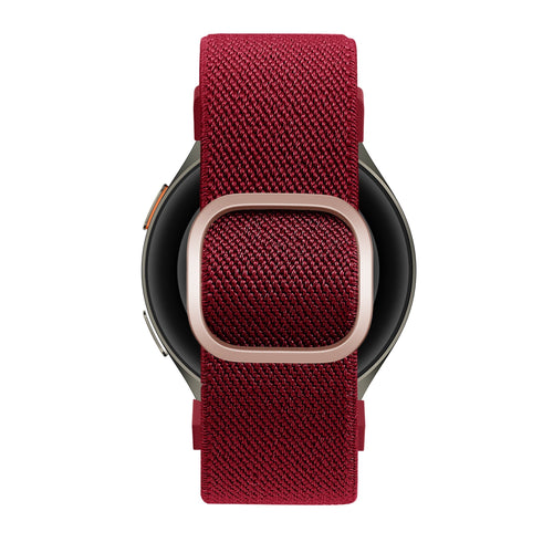 Bandz Samsung Galaxy Watch 4 40mm Elastisches Armband 'Easy Fit' (Rot)