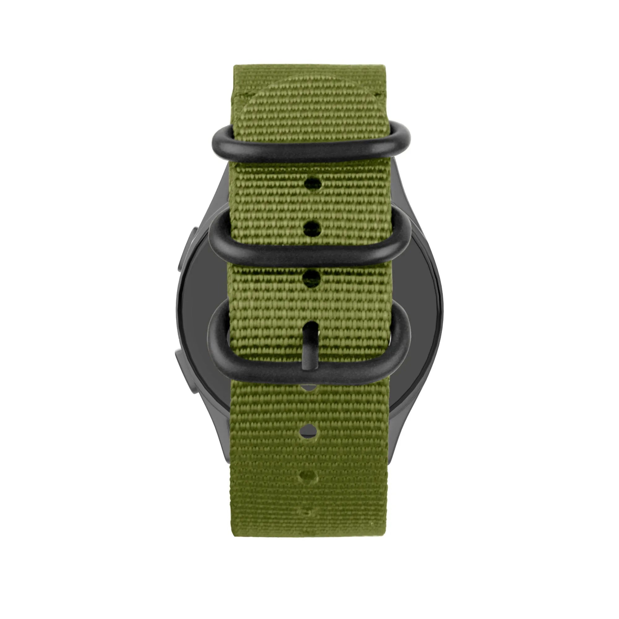 Bandz Amazfit Active 2 Nylonarmband mit Schnalle (Grün)