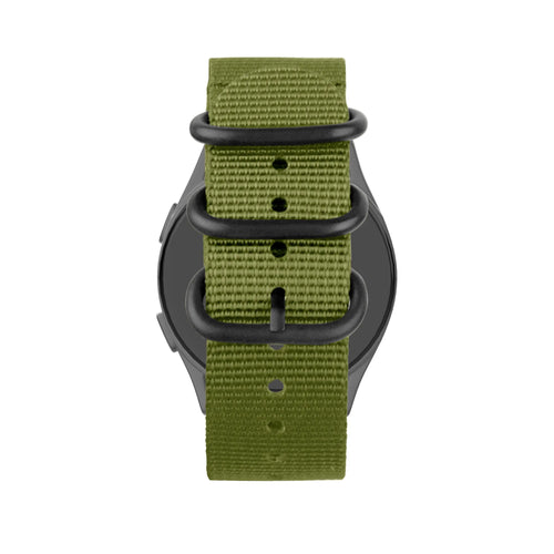 Bandz Suunto 9 Peak Pro Nylonarmband mit Schnalle (Grün)
