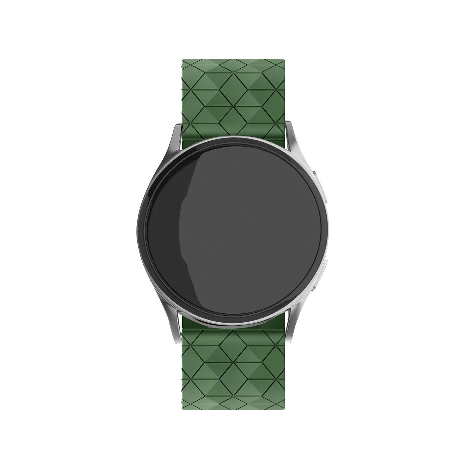 Suunto Race (en) Silikonhexa -Armband (Armeegrün)