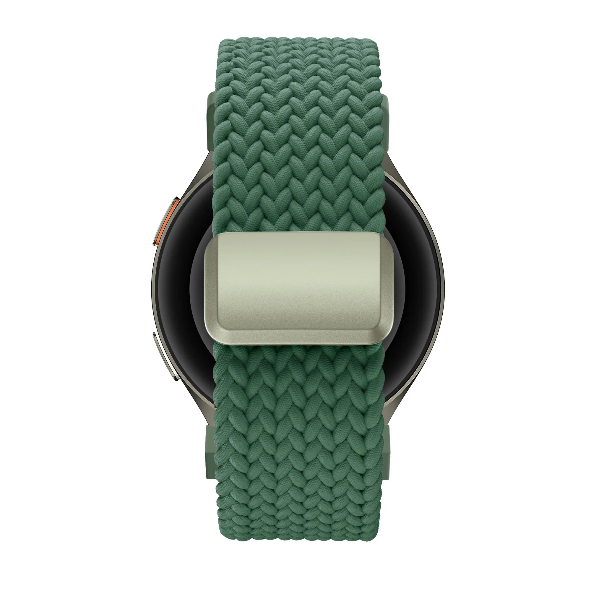Bandz Samsung Galaxy Watch FE Geflochtenes Armband 'Easy Fit' (Grün)