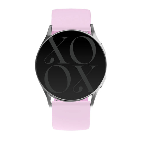 xoxo Wildhearts Samsung Galaxy Watch 7 - 40mm Silicone Strap (Bright Pink)