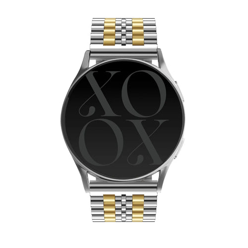 xoxo Wildhearts Fossil Gen 5e 44mm Stahlarmband (Silber/Gold)