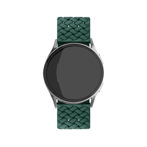 Amazfit Bip U (Pro) Geflochtenes Silikonarmband (Dunkel Grün)