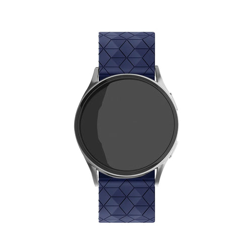 Suunto Vertical 2 Hexa Silikonarmband (Dunkel Blau)