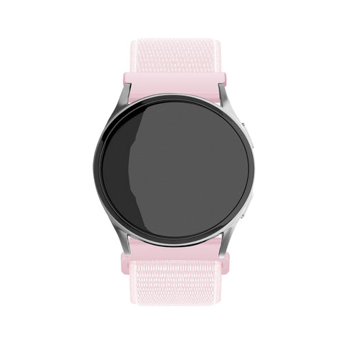 Withings ScanWatch Nova Nylonarmband (Hell Rosa)