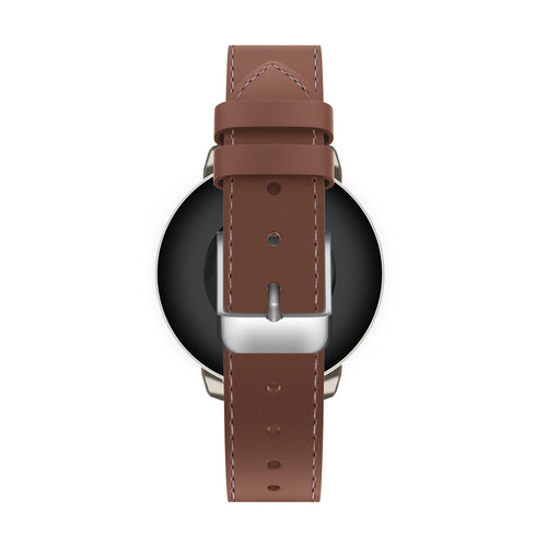 Uhrenarmband Leder 14mm - Schnellverschluss (Braun)