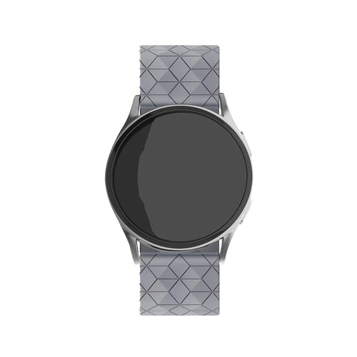 Oppo Watch X2 Silikon Hexa Armband (Grau)