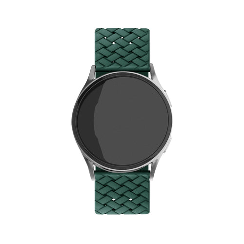 Withings Steel HR - 40mm Braided Silicone Strap (Dark Green)