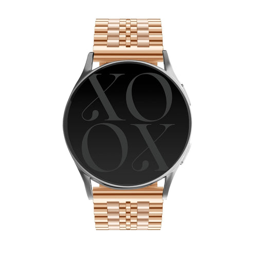 xoxo Wildhearts Samsung Galaxy Watch Active Stahlarmband (Roségold)