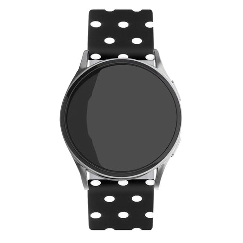 Print Silicone Strap, on a watch, direct front view