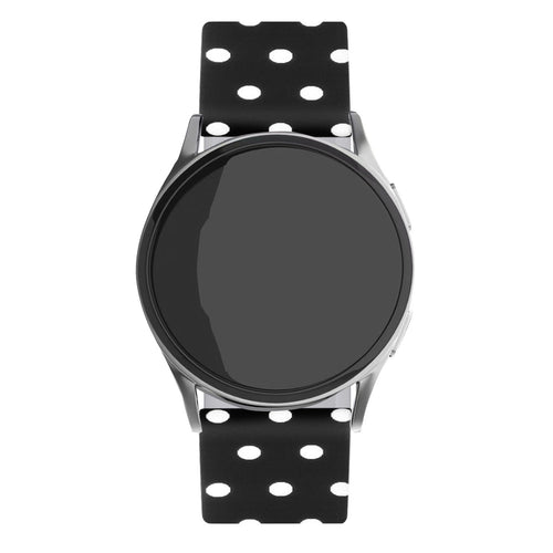 Print Silicone Strap, on a watch, direct front view