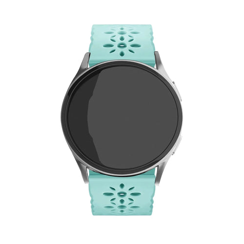 Coros Apex 2 Gemustertes Silikonarmband (Blue Sea Green)