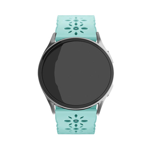 Withings Steel HR - 40mm Patterned Silicone Strap (Blue Sea Green)