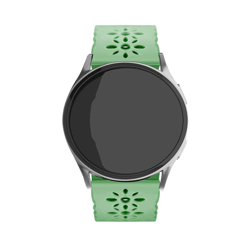 Withings Steel HR - 40mm Patterned Silicone Strap (Green)