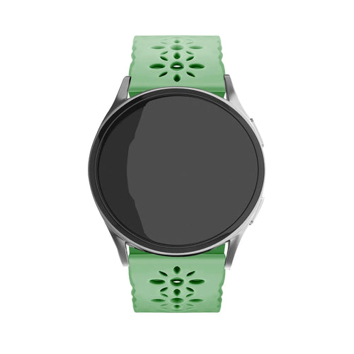 Amazfit Active Gemustertes Silikonarmband (Grün)