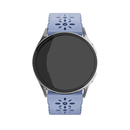Amazfit Bip U (Pro) Gemustertes Silikonarmband (Lavender Grau)